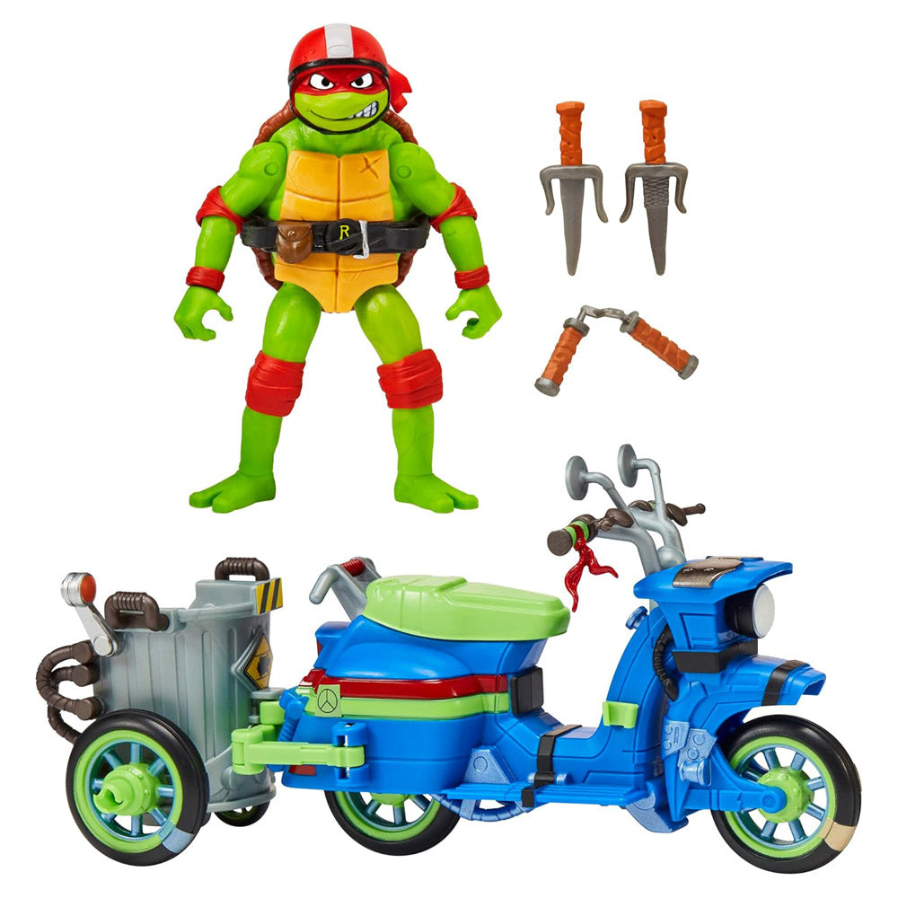 SET TORTUGAS NINJA RAPHAEL BATTLE CYCLE | NICKELODEON SET TORTUGAS NINJA RAPHAEL BATTLE CYCLE | NICKELODEON